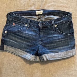 Hudson cuffed jean shorts
